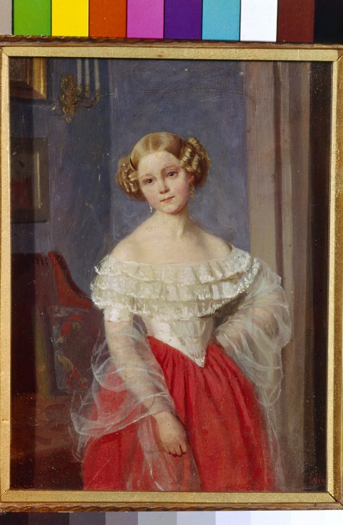 Portrait of Olga Demontcal od Pawel Andrejewitsch Fedotow