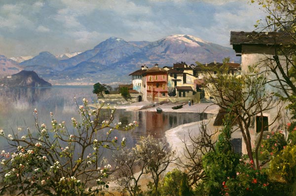 Spring on Lake Como od Peder Moensted