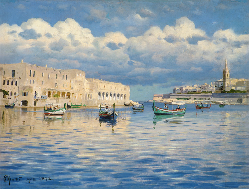 In the port of Malta. od Peder Moensted