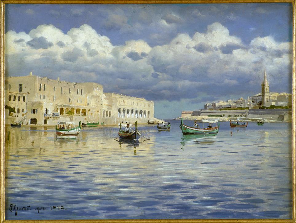 Malta Harbour od Peder Moensted