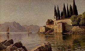 Lago Maggiore with Punta of San Vigilio. od Peder Moensted