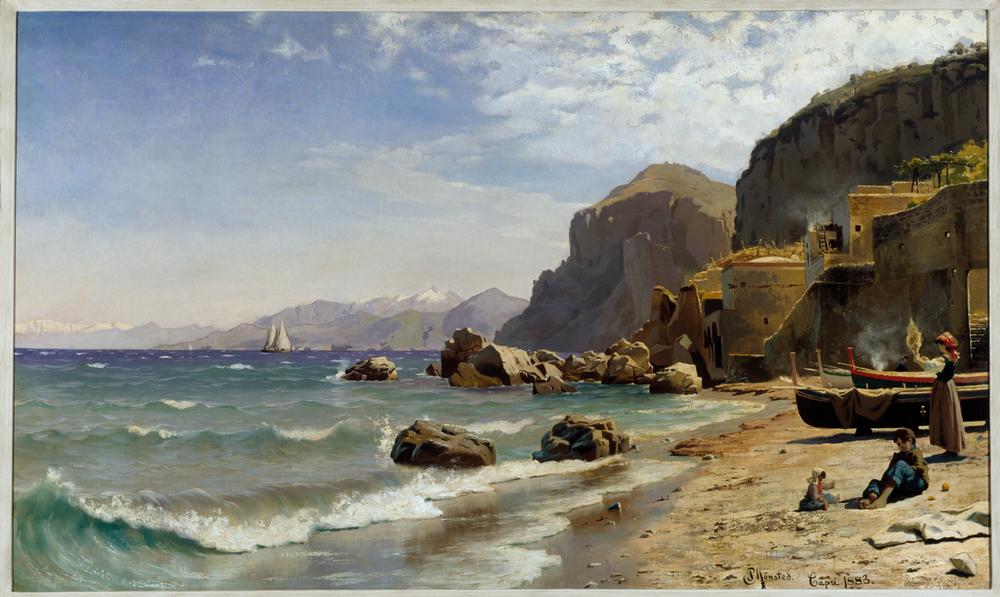 Beach on Capri od Peder Moensted