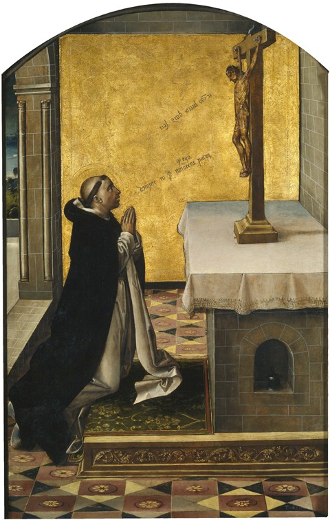 Saint Peter Martyr at Prayer od Pedro Berruguete