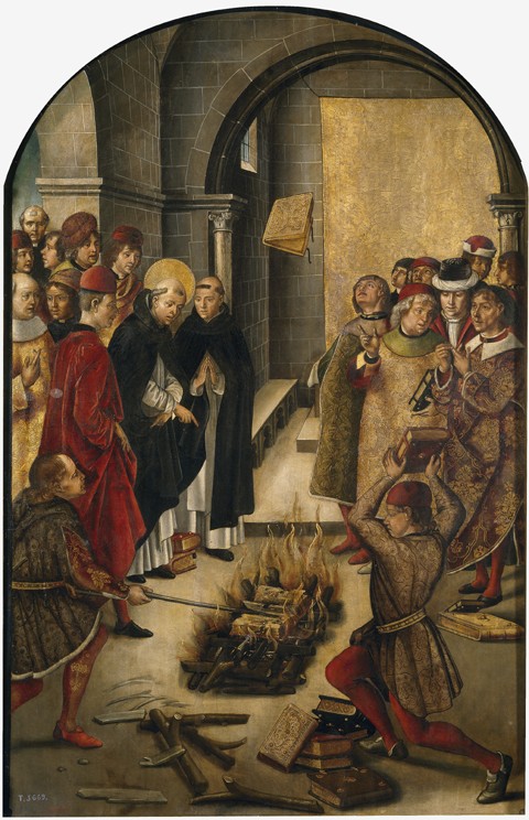The Disputation between Saint Dominic and the Albigensians od Pedro Berruguete