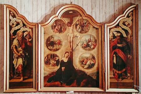 Triptych of the Seven Sorrows of the Virgin od Pedro Orley