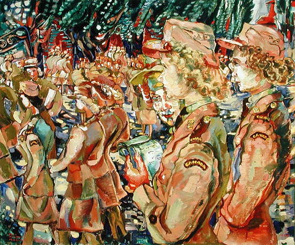 Morning Parade, 1944 od Pegi Nicol Macleod