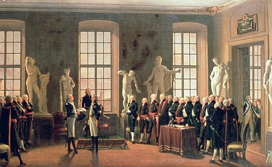 Gustav IV Adolf''s visit to the Academy of Fine Arts in 1797 od Pehr Hillestrom