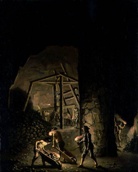 Gallery in Falun Copper Mine od Per Hillestrom