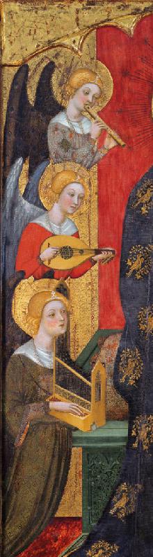 Madonna with Angels Playing Music (Detail)