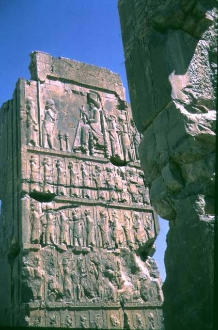 Pillar relief from the Palace of Darius, Persepolis od Persia