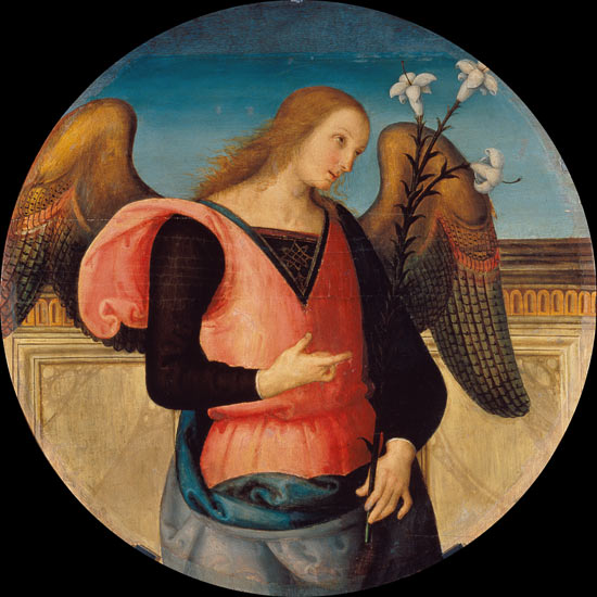 Perugino / Angel of Annunciation / C15th od Perugino (eigentl. Pierto di Cristoforo Vanucci)
