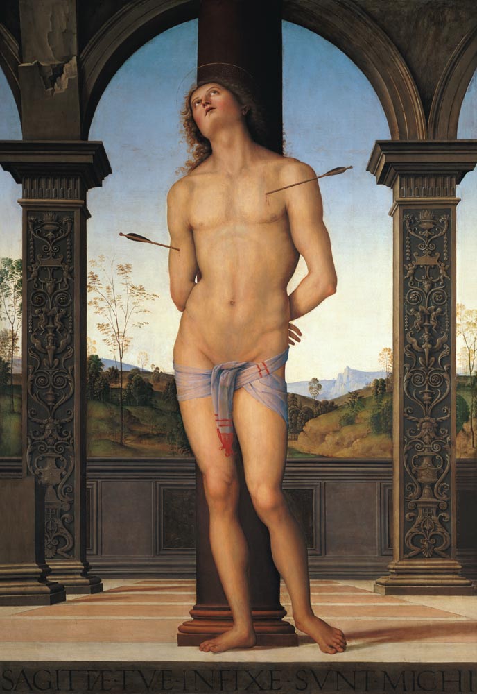 Holy Sebastian od Perugino (eigentl. Pierto di Cristoforo Vanucci)