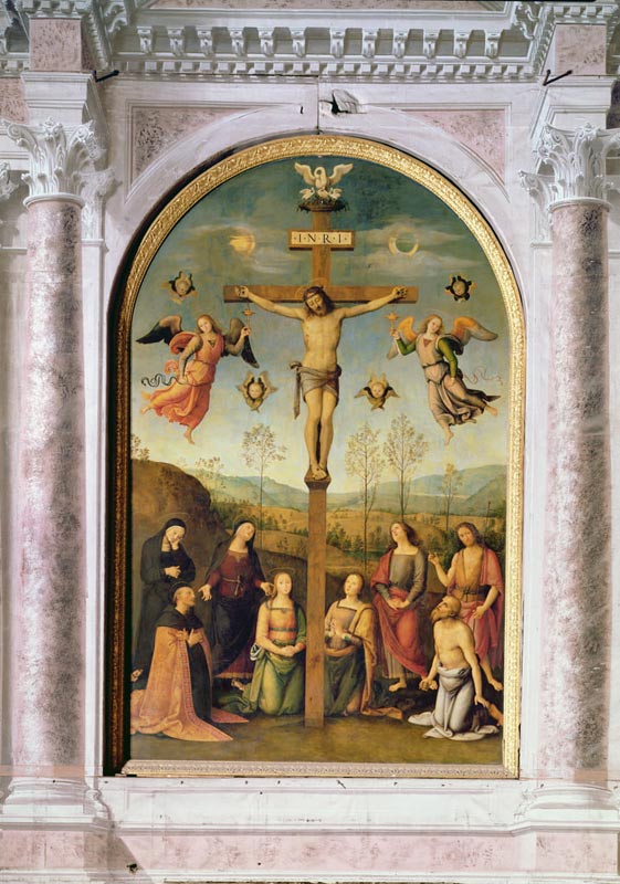 Perugino / Crucifixion / ptg. od Perugino (eigentl. Pierto di Cristoforo Vanucci)