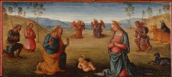 Adoration of the Child / Perugino od Perugino (eigentl. Pierto di Cristoforo Vanucci)