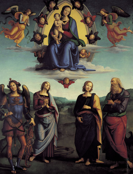 Madonna in Glory / Perugino od Perugino (eigentl. Pierto di Cristoforo Vanucci)