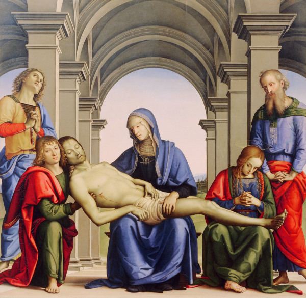 Pietà / Paint.by Perugino / 1494 od Perugino (eigentl. Pierto di Cristoforo Vanucci)