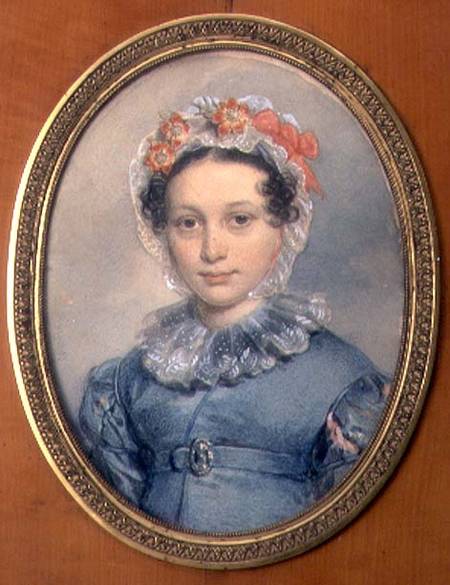 Portrait of Countess Sofia Stepanovna Shcherbatova (1798-1885) od Peter Fedorowitsch Sokolov