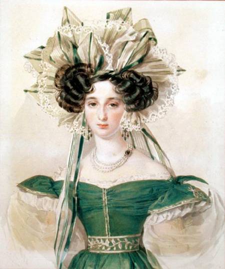Portrait of Princess Elizabeth Vorontsova (1792-1856) od Peter Fedorowitsch Sokolov