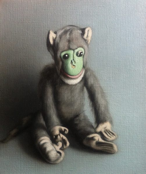 Green Face Monkey od Peter Jones