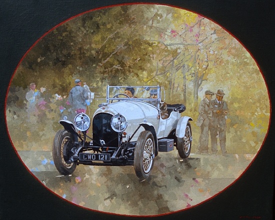 3 Litre Bentley at Kelmarsh od Peter  Miller