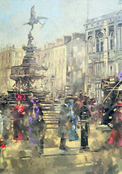Piccadilly Circus c.1890, 1992 (oil on canvas)  od Peter  Miller