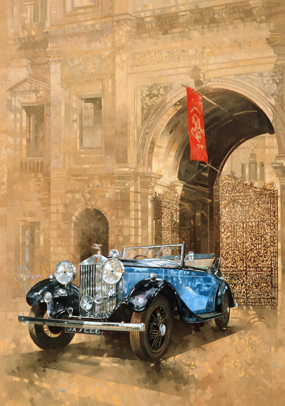 Rolls Royce at the Royal Academy od Peter  Miller