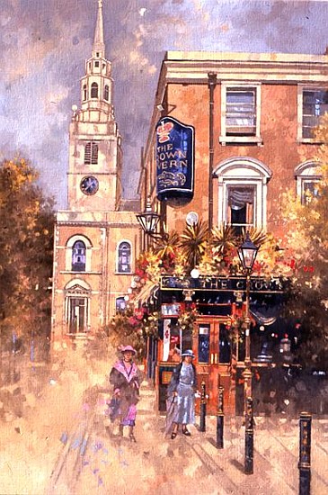 Crown Tavern, Clerkenwell, 2000 (oil on canvas)  od Peter  Miller