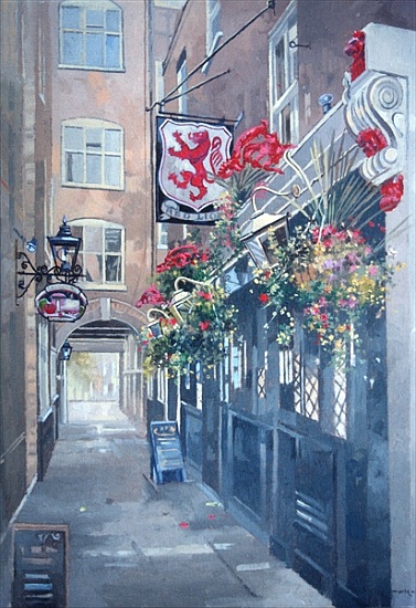 The Red Lion, Crown Passage, St. Jamess, London od Peter  Miller