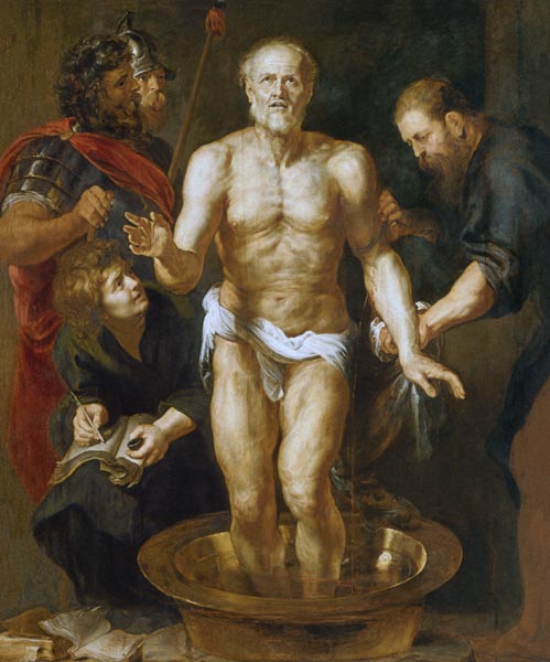 The dying Seneca. od Peter Paul Rubens