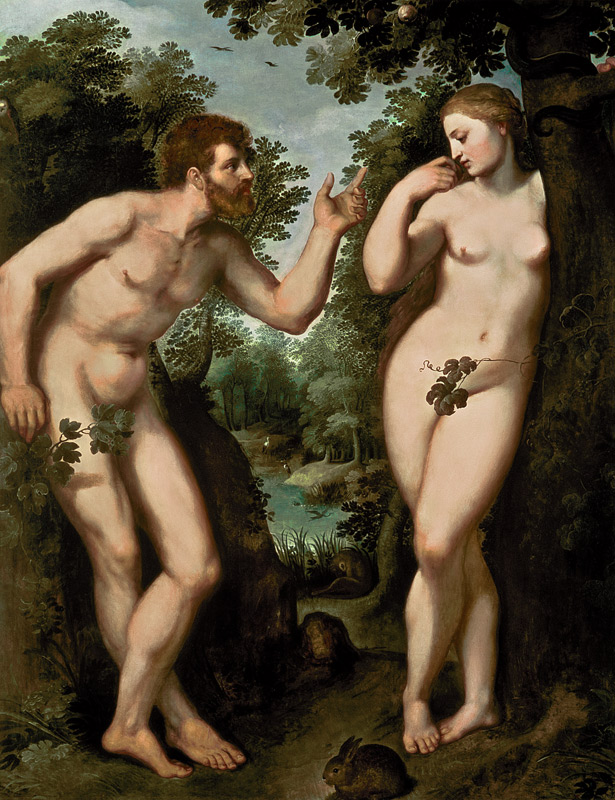 Adam a Eva od Peter Paul Rubens