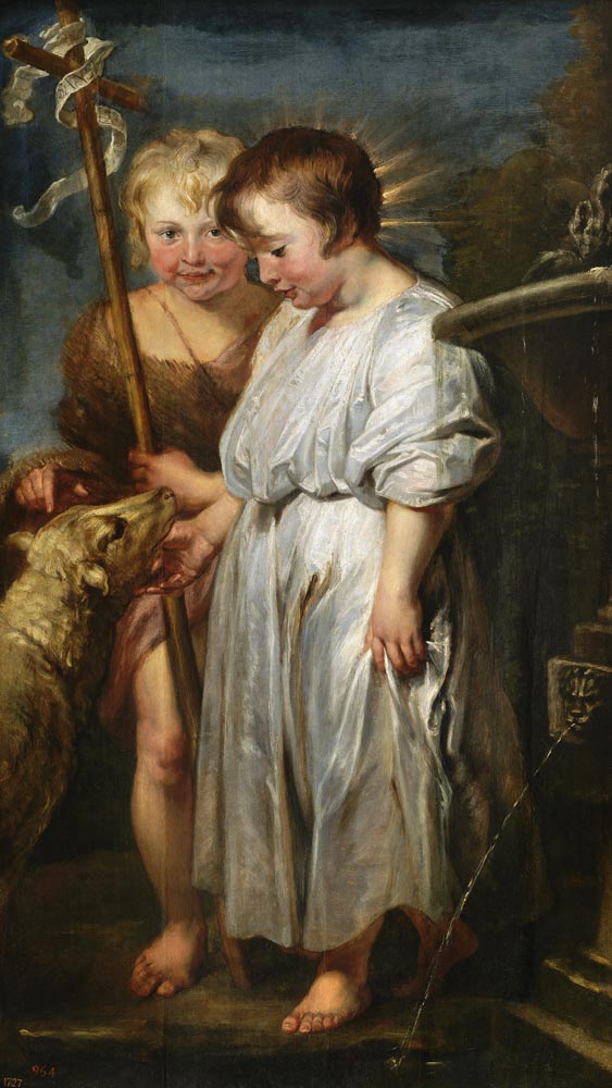 Christ and John the Baptist as Children od Peter Paul Rubens