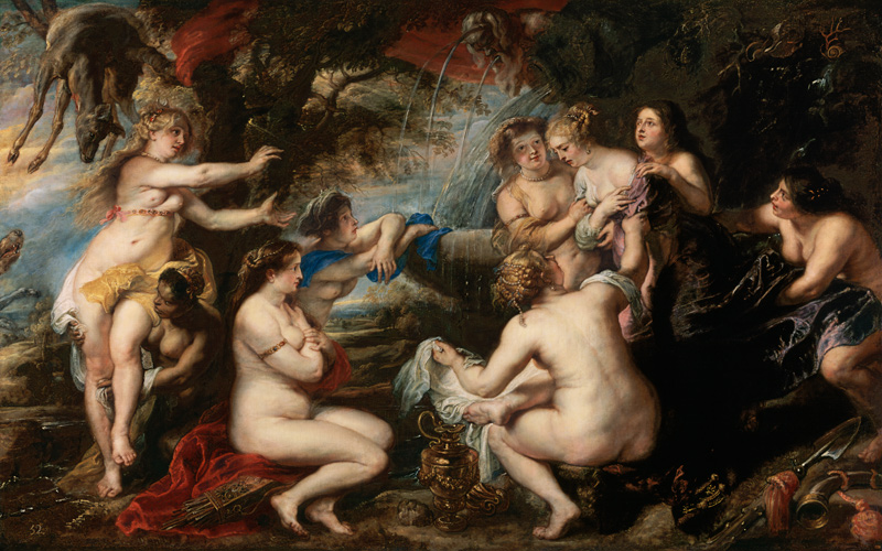 Diana and Kallisto. od Peter Paul Rubens