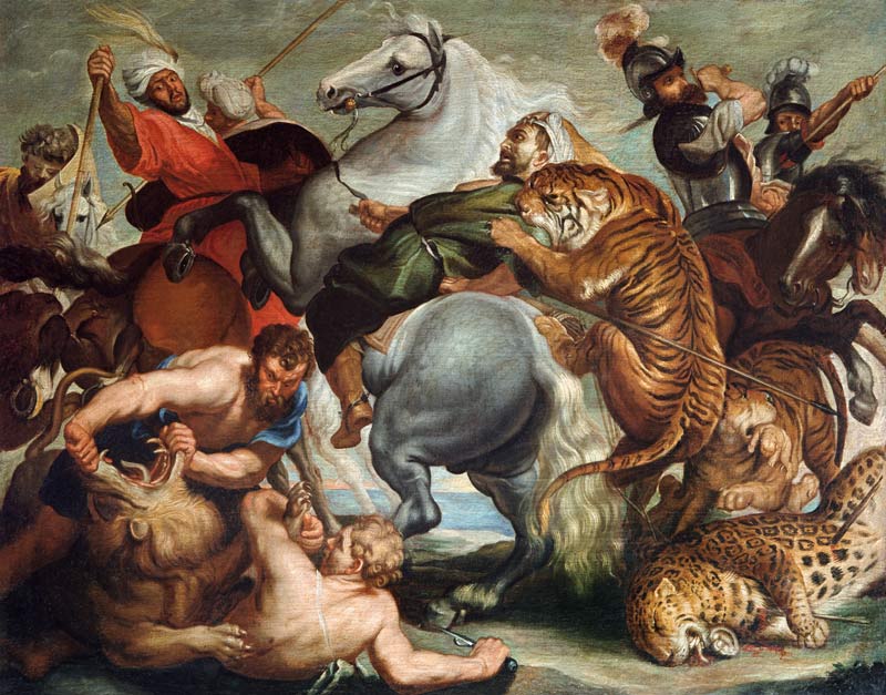 The Tiger and Lion Hunt od Peter Paul Rubens