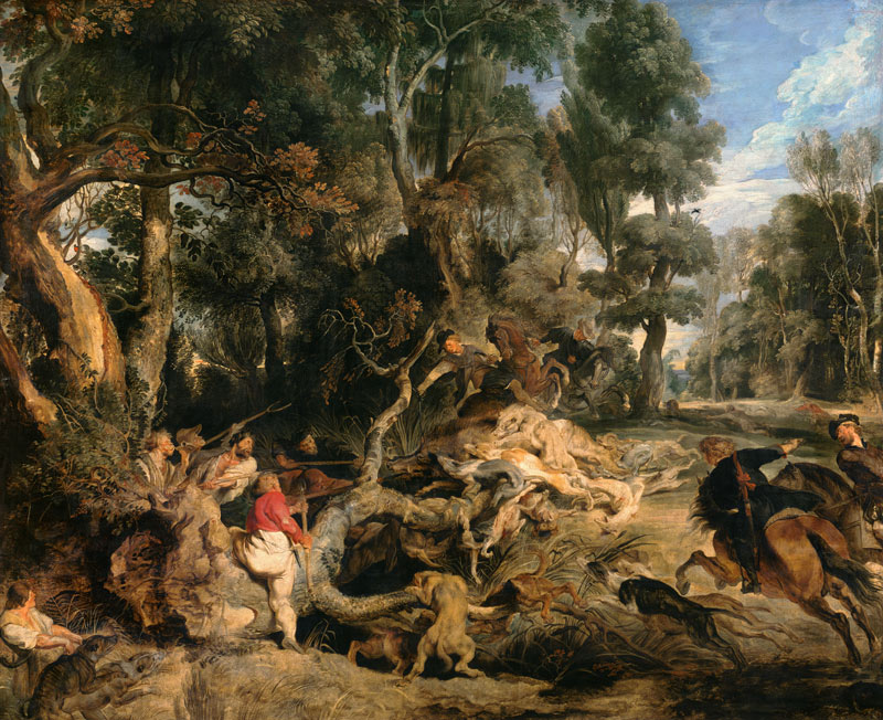 Boar Hunt od Peter Paul Rubens