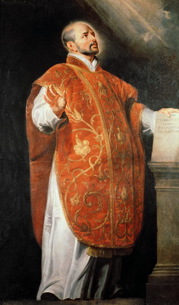 St. Ignatius of Loyola (1491-1556) Founder of the Jesuits od Peter Paul Rubens