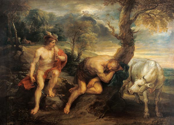 Merkur und Argus od Peter Paul Rubens