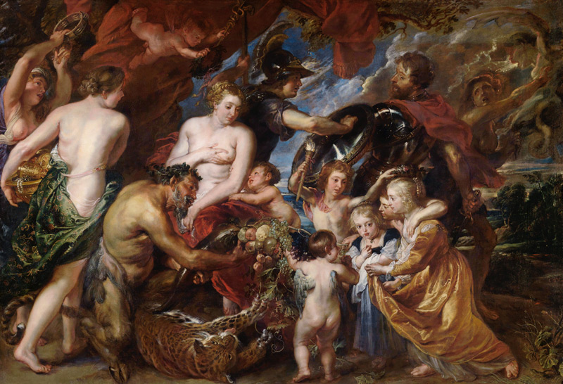 Minerva Protects Pax from Mars (Peace and War) od Peter Paul Rubens