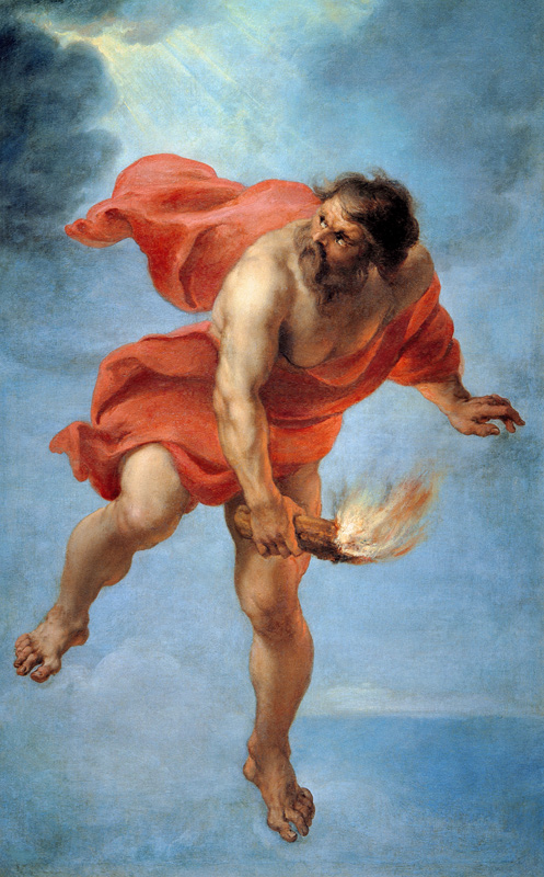 J.Cossiers / Prometheus / c.1637 od Peter Paul Rubens