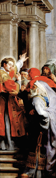 St. Stephen Preaching, from the Triptych of St. Stephen od Peter Paul Rubens