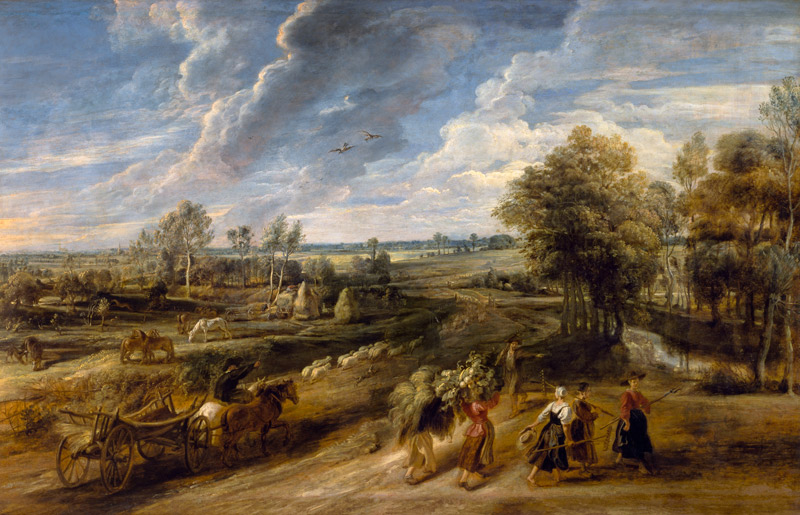 The Return of the Farm Workers from the Fields od Peter Paul Rubens