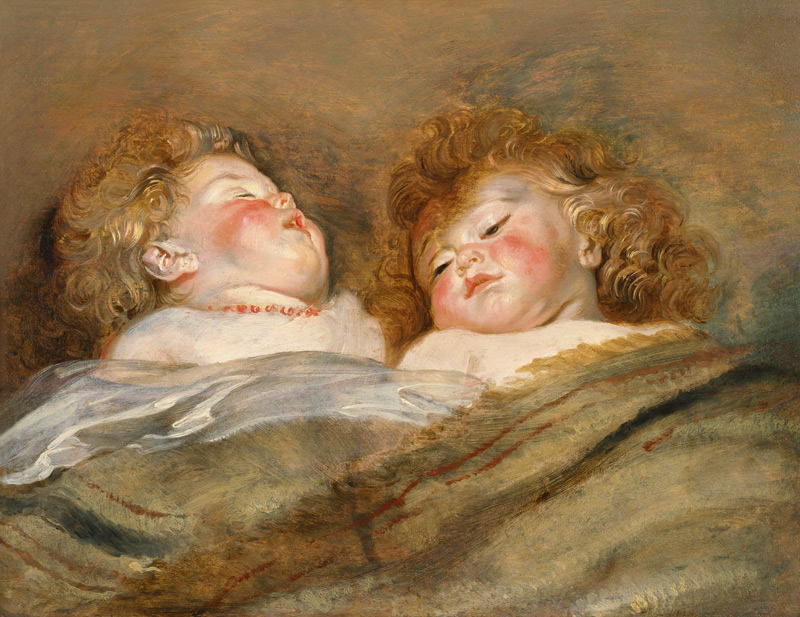 Two Sleeping Children od Peter Paul Rubens