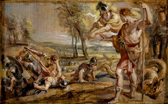 Cadmus Sowing the Dragon's Teeth od Peter Paul Rubens