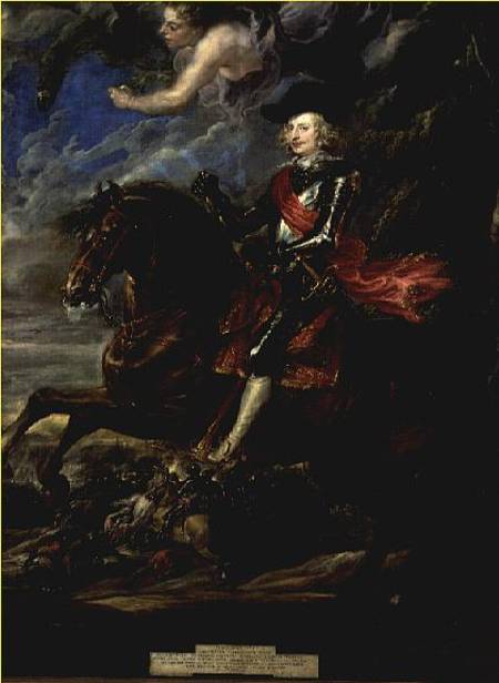 The Cardinal Infante Ferdinand at the Battle of Nordlingen od Peter Paul Rubens