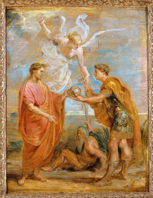 Constantius appoints Constantine as his successor od Peter Paul Rubens