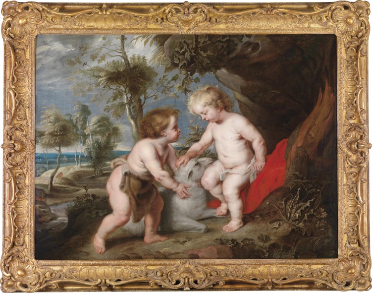 Christ and John the Baptist as Children od Peter Paul Rubens