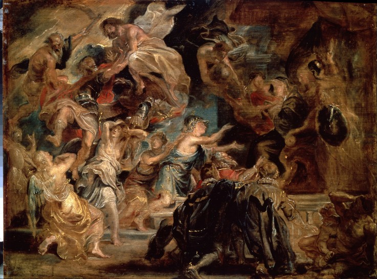 The Death of Henry IV and the Proclamation of the Regency od Peter Paul Rubens
