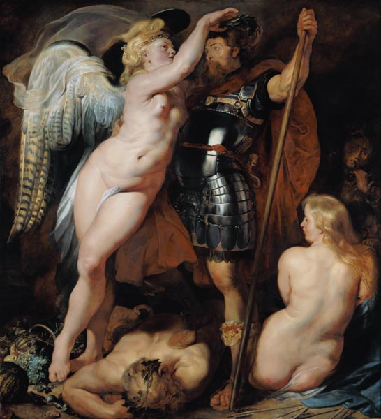 The coronation of the virtue hero od Peter Paul Rubens
