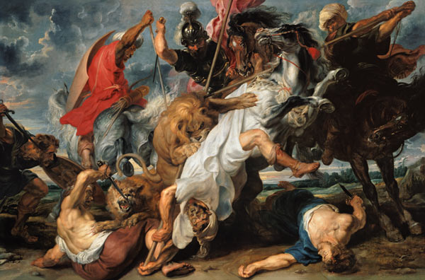 Lion Hunt od Peter Paul Rubens