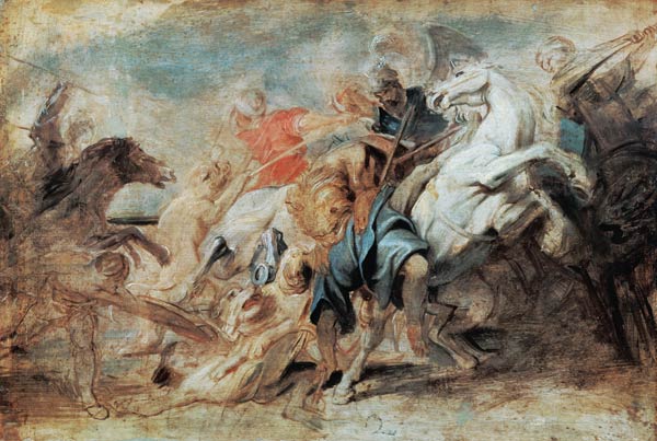 The Lion Hunt od Peter Paul Rubens