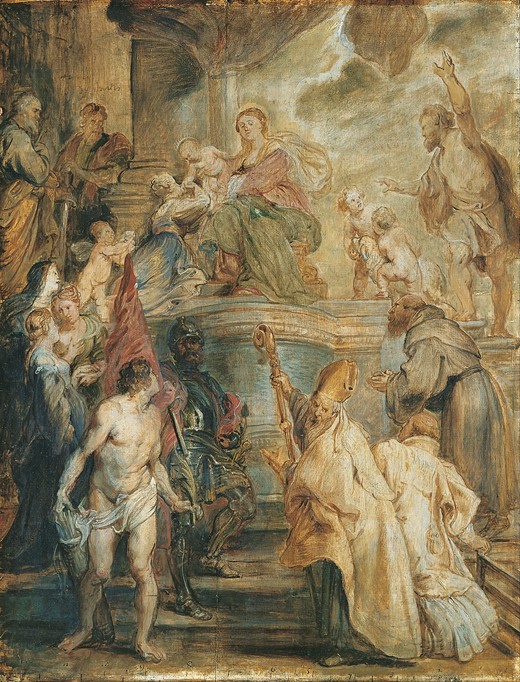 The Mystical Marriage of Saint Catherine od Peter Paul Rubens